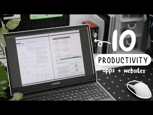 10 apps + websites for productivity and students 