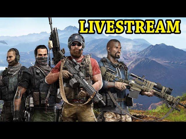 Ghost Recon Wildlands LIVESTREAM With the GOAT ASQD GAMING