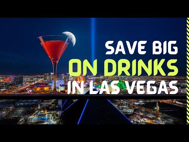 How to drink for cheap in Las Vegas #cheapdrinks #vegasonabudget #vegastraveltips