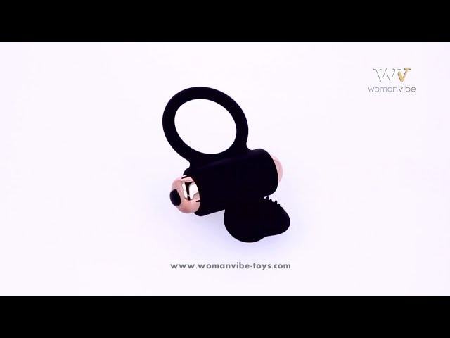 WOMANVIBE ZEUS ANELLO FALLICO VIBRANTE IN SILICONE