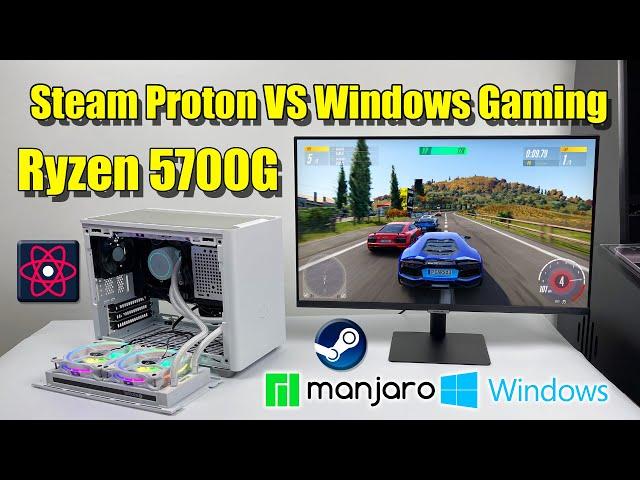 Steam Proton Vs Windows Ryzen 5700G Gaming