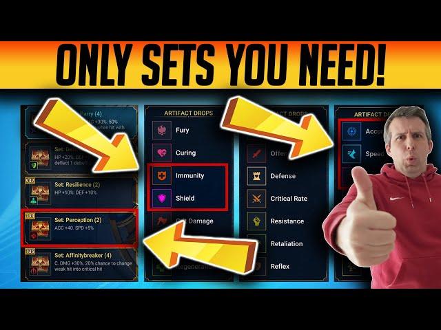 YOU ONLY NEED TO USE THESE 11 ARTIFACT SETS! | Raid: Shadow Legends