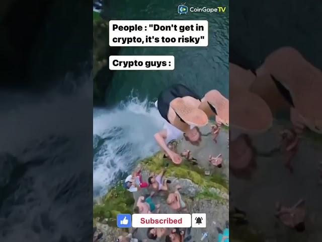 Guys On Taking Risks in Crypto #cryptorisks #cryptorisk