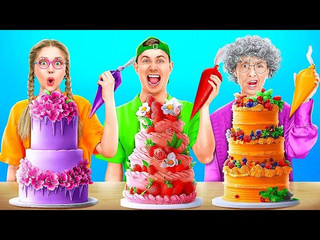 MASTERPIECE OR MESS? | The Great Cake Decorating Challenge by 123GO! FOOD