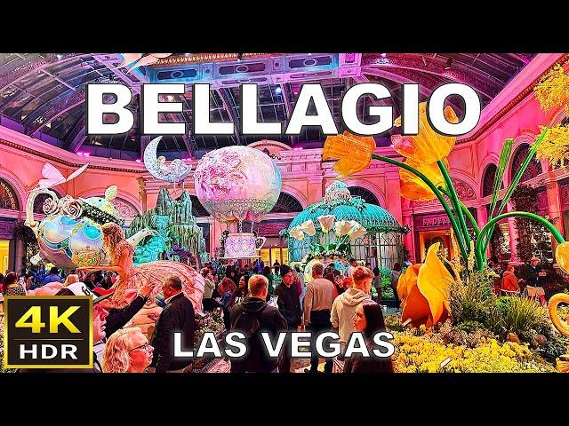 [4K HDR] Bellagio Las Vegas Walking Tour | March 2024