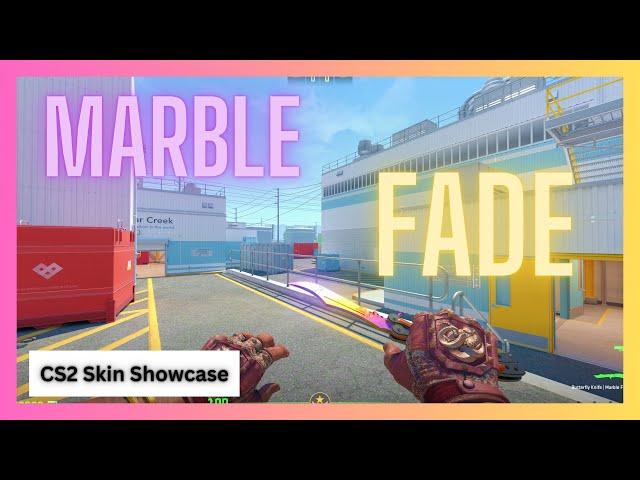 Butterfly Knife Marble Fade CS2 Showcase [4K]