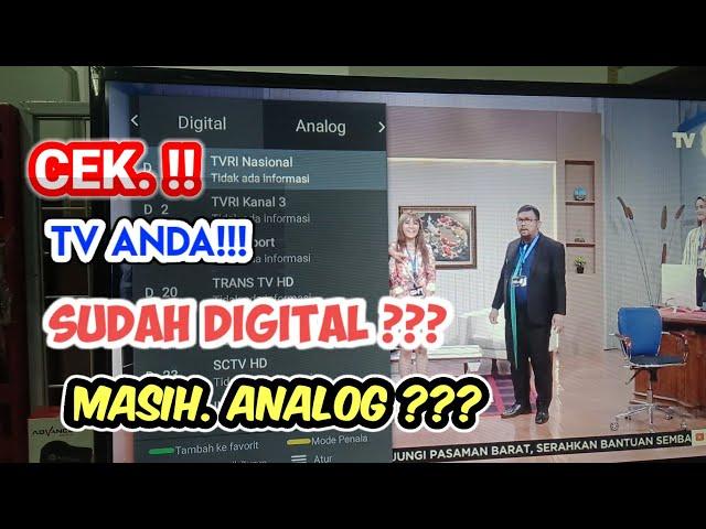 cara mengetahui tv led yang sudah digital belum??