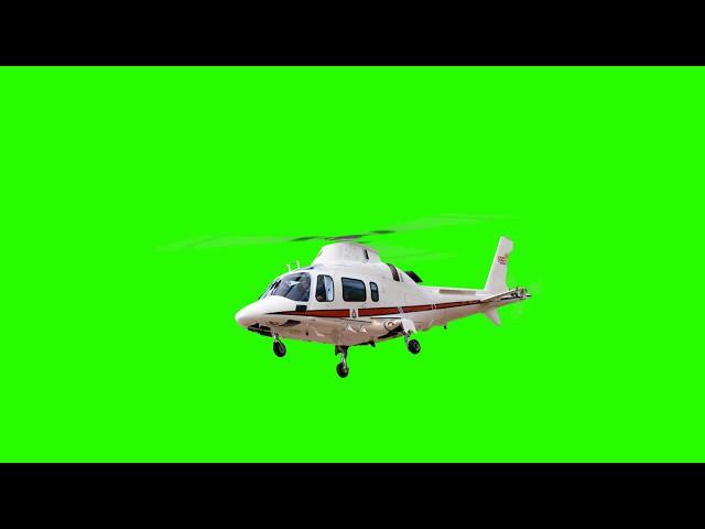 Chopper Helicopter Animated Green Screen