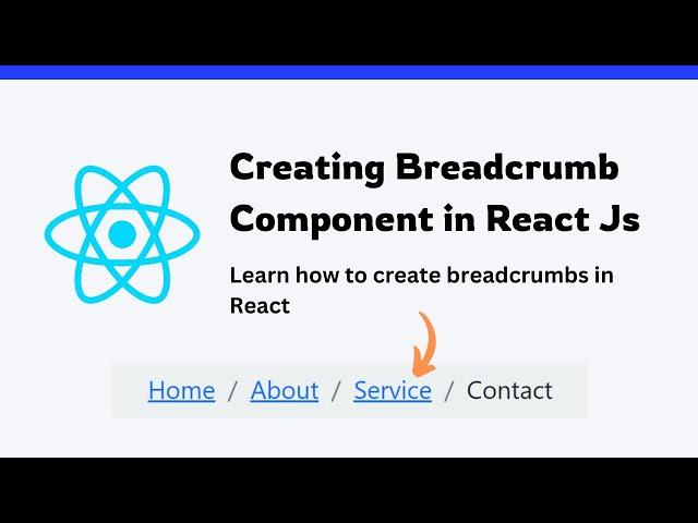 #40 React Js Challenge Day 40 | create a custom breadcrumb using react js