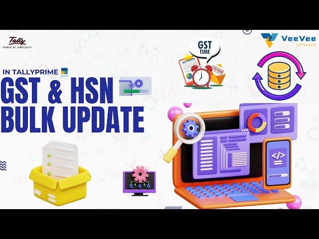 Bulk Update GST Rates & HSN Codes in Seconds!  Tally Prime's Secret Trick Revealed!