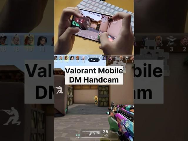 VALORANT MOBILE HANDCAM GAMEPLAY! #shorts #valorantmobile #valorant