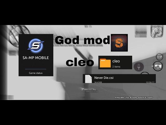 GOD MOD (NEVER DIE) CLEO SAMP ANDROID | CLEO SAMP MOBILE
