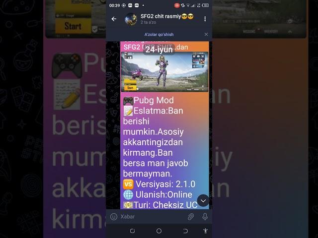 pubg tekin akaunt