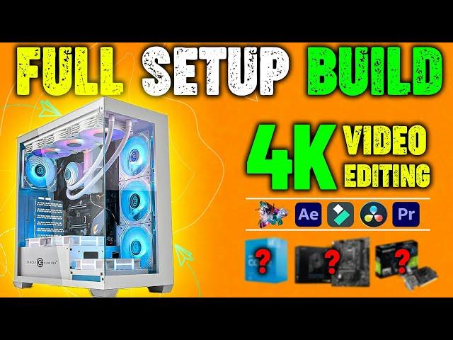 45,000-/RS BEST PC Build  With i5-12400 ! Best For 4K Editing At Max Settings | Play Edit Solution