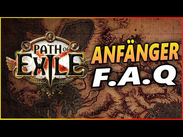 10 oft gestellte Fragen von Anfängern | Path of Exile Beginner Guide | Deutsch