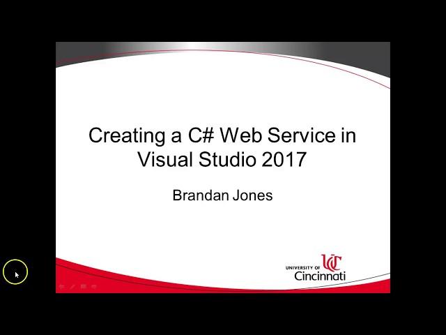 Create and view a WSDL web service in C# Visual Studio 2017