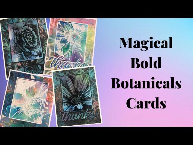 Magical Bold Botanical Cards