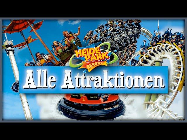 Alle Attraktionen des Heide Park Resorts (2022)