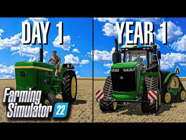 Can YOU become a MILLIONAIRE in a YEAR in Farming Simulator 22?