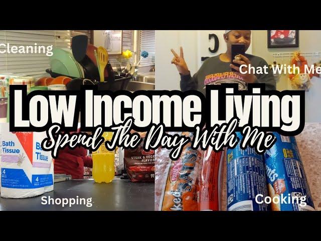 LOW INCOME LIVING/ REALISTIC SPEND THE DAY WITH ME 2024/DonniceDale'sLivingSpace