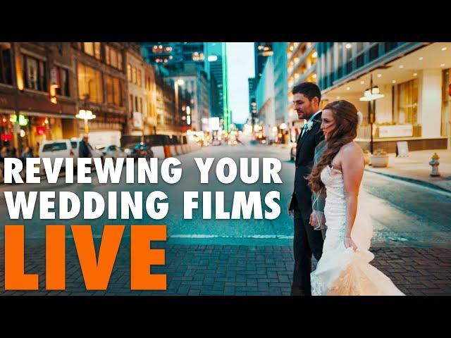 Reviewing Your Wedding Films While Jetlagged