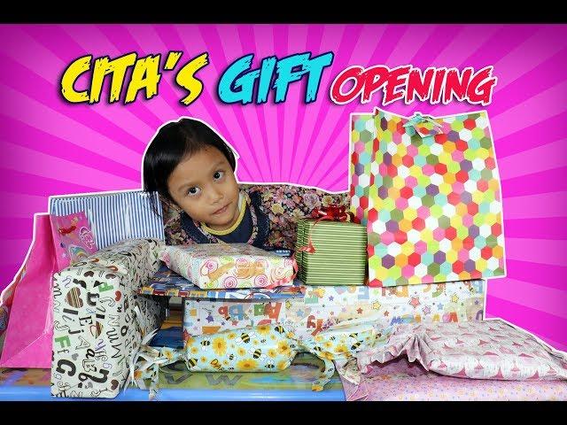 Cita's Gift Opening 5th Birthday  Buka Kado Ulang Tahun Cita