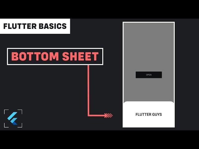 Flutter Tutorial - Bottom Sheet in Flutter