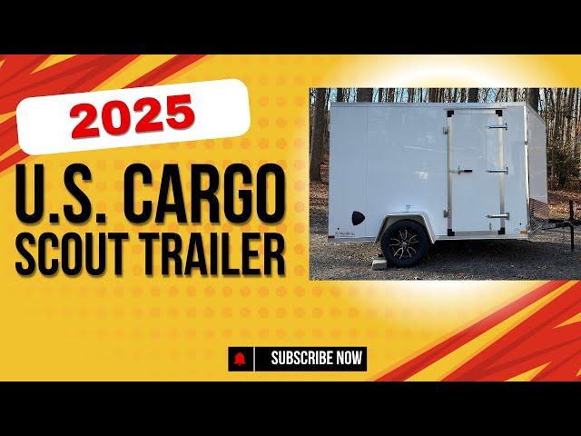 2025 U.S. Cargo Scout 6x10 Enclosed Trailer