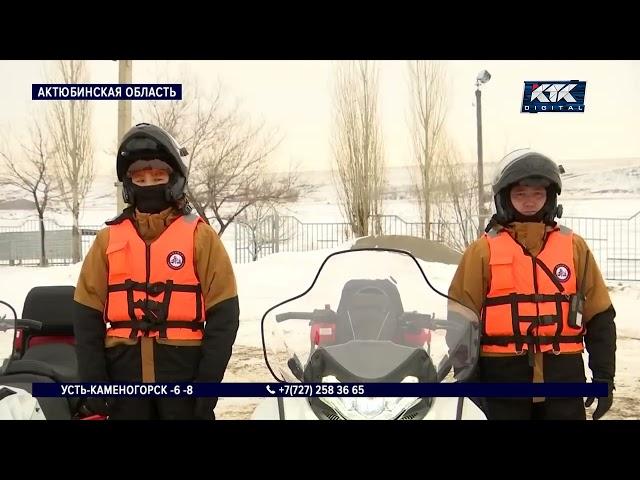 Специалисты в Актюбинской области проверяют лед на водоемах и советуют быть максимально осторожными