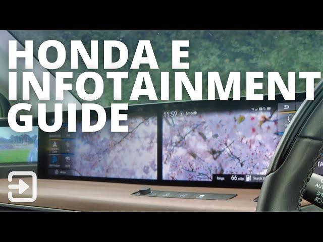 Honda E Infotainment Guide 2023