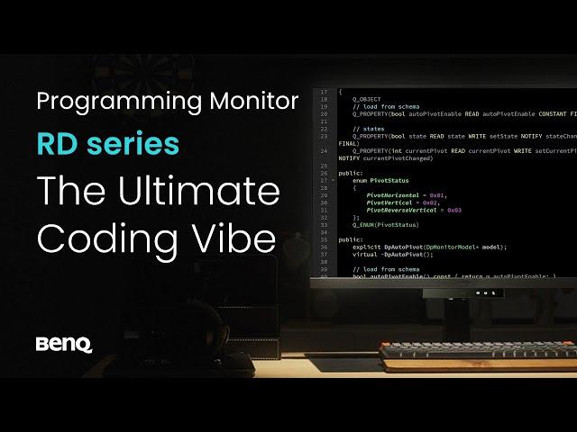 Best Monitor for Programming | BenQ RD Series