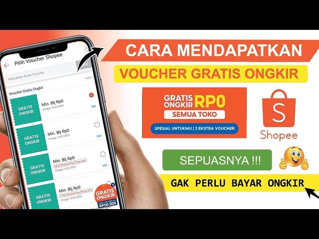  Cara Mendapatkan Voucher GRATIS Ongkir Rp 0 Shopee Terbaru