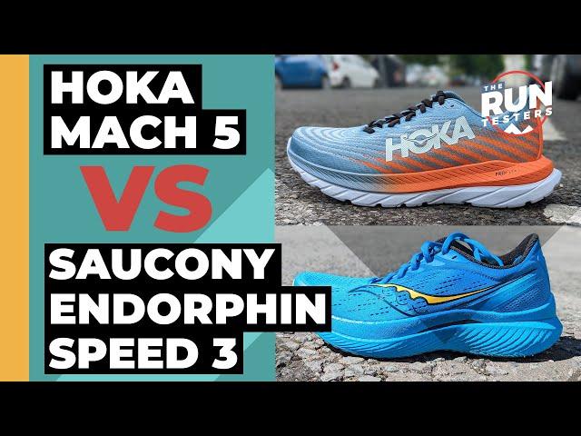 Hoka Mach 5 Versus Saucony Endorphin Speed 3: Which versatile daily shoe should you go for?
