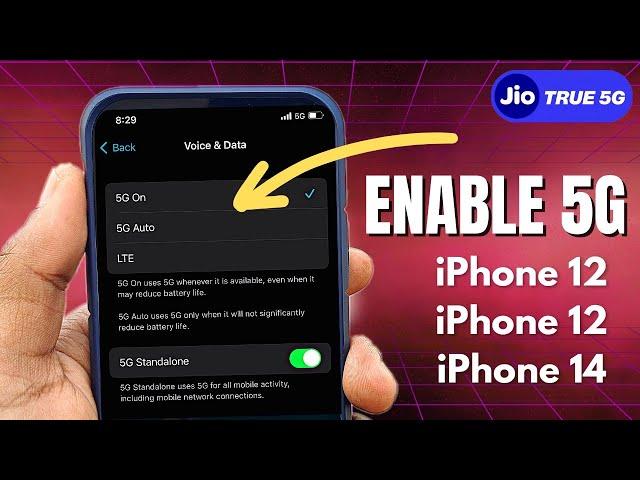 How to enable 5g network  on iPhone 12 , iPhone 13 , iPhone 14  | techie vsk