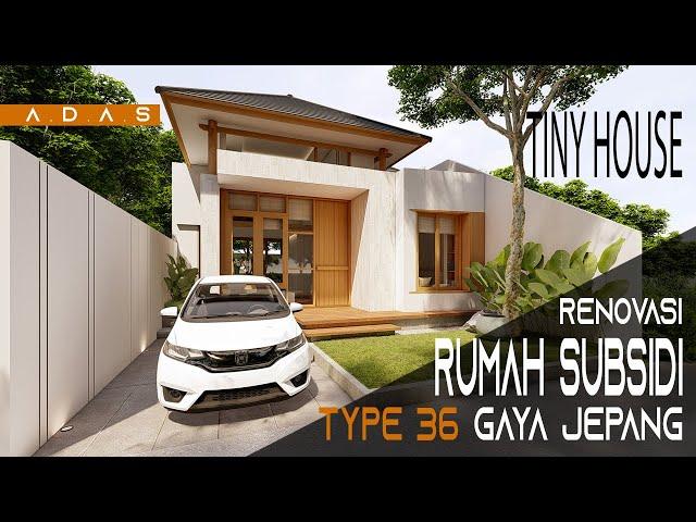 renovasi rumah subsidi type 36 II gaya jepang