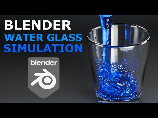 Glass of Water Simulation | Blender 4.2 Tutorial