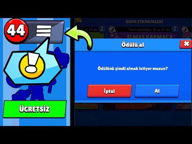 SON DAKİKA YARIN HERKESE ÜCRETSİZ VERİLECEK 44 ÖDÜL YENİ KOSTÜM Brawl Stars