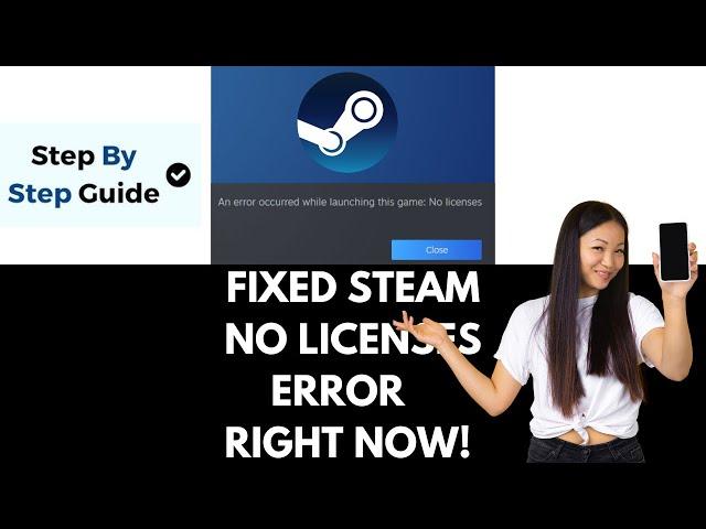 An Error Occurred While Launching This Game Steam No Licenses Error