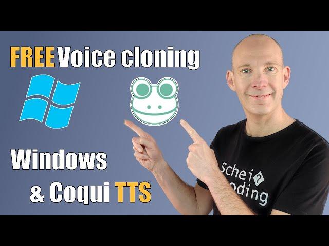 FREE Voice Cloning in Microsoft Windows with Coqui TTS