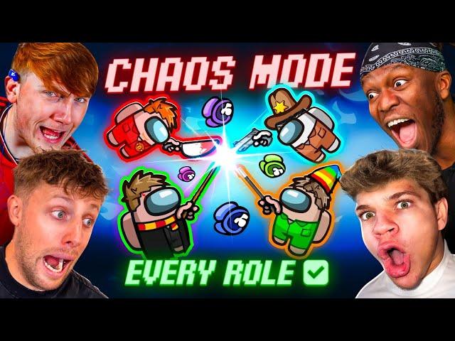 SIDEMEN AMONG US ULTRA CHAOS MODE: EVERY SINGLE ROLE TURNED ON