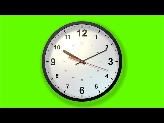 Футаж хромакей Часы-1 Footage chromakey Clock-1