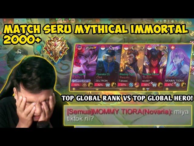 TOP GLOBAL 1 HERO VS PARTY TOP 1 GLOBAL RANK !! TAKA DAN OURA !! | TOP GLOBAL MIYA - MLBB