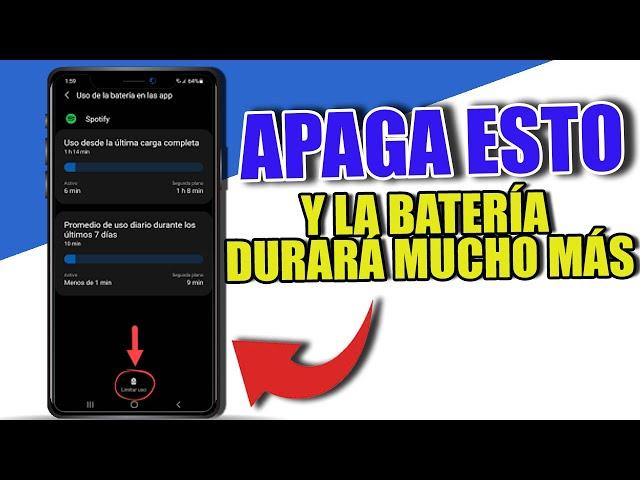 BATERIA SE DESCARGA RAPIDO SOLUCION | Como hacer que la BATERIA Dure Más Tiempo RENDIMIENTO AL 200%