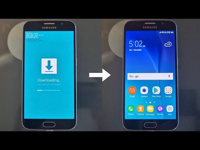 Restoring a corrupted Samsung Galaxy S6?