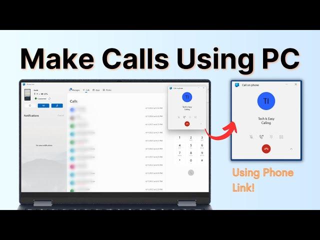 How To Make and Receive Calls on Windows PC | iPhone or Android