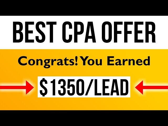 Best CPA Offers For Beginners: Get Paid +$50.56 (Up To $1000) PER CLICK!