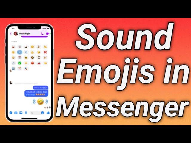 How To Get Sound Emoji In Messenger | Sound Emojis Messenger iOS | Messenger Sound Emojis |