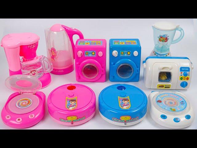 [Toy ASMR]Unboxing & Review Clean Robot,Music Player,Washing Machine,Coffee Maker,Blender