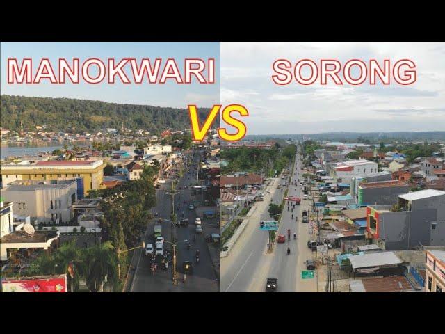 Kota Manokwari VS Kota Sorong 2019, Ibukota Provinsi dan Kota Terbesar di Papua Barat