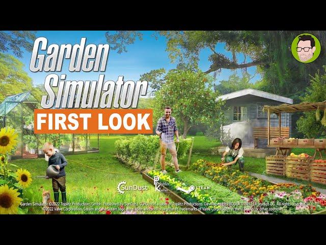 ENJOYABLE SIMULATION | Garden Simulator FIRST LOOK